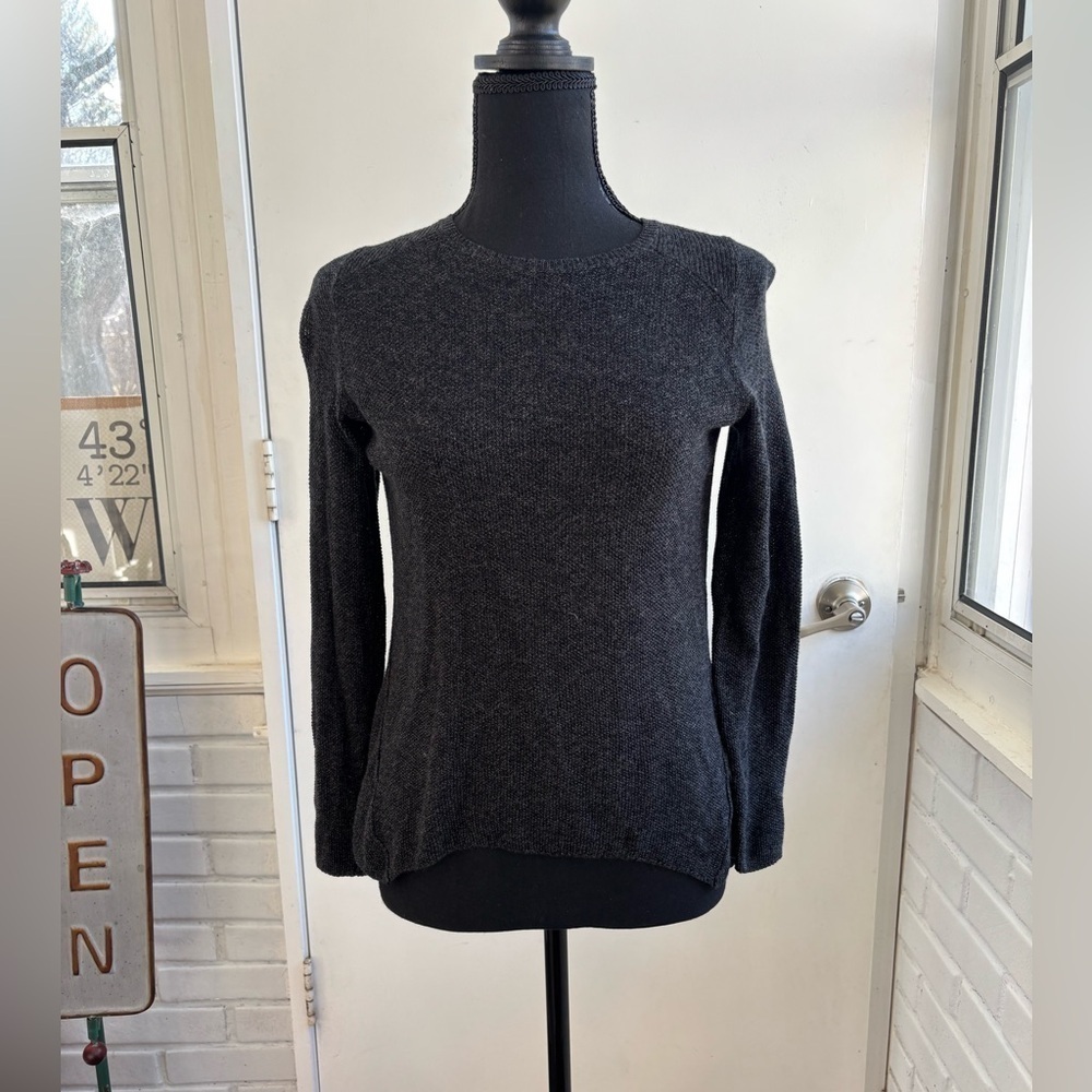Eileen Fisher Tencel Lyocell‎ Hi Lo Sweater small workwear holiday minimalist